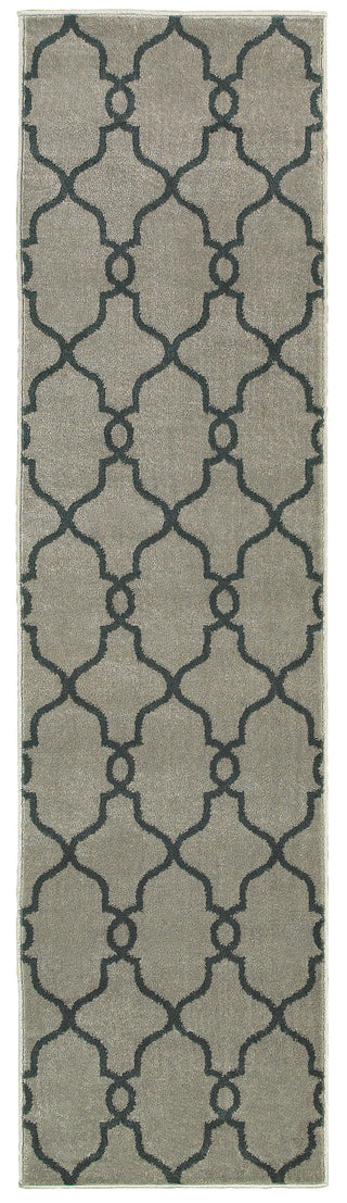 LR Resources Adana 80985 Dark Grey Machine Loomed Area Rug 1'9'' X 6'9''