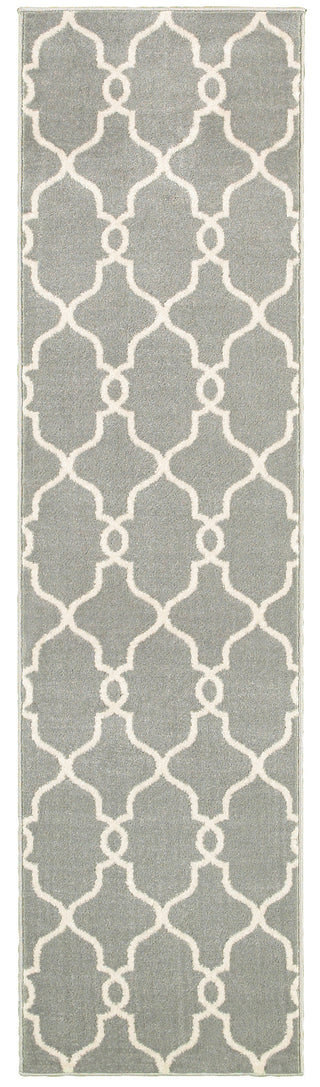 LR Resources Adana 80986 Gray Machine Loomed Area Rug 1'9'' X 6'9''