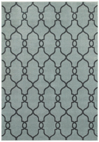 LR Resources Adana 80987 Light Blue Machine Loomed Area Rug 5'3'' X 7'5''