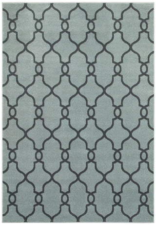 LR Resources Adana 80987 Light Blue Machine Loomed Area Rug 7'9'' X 9'9''