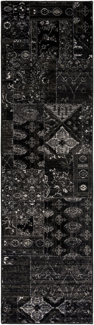 Surya Amadeo ADO-1000 Black Area Rug 2'3'' X 7'10'' Runner