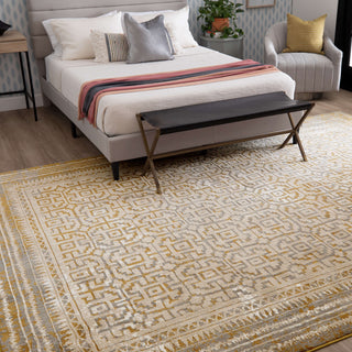 Karastan Rendition Adras Medallion Area Rug by Stacy Garcia Lifestyle Image