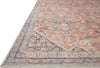 Loloi II Adrian ADR-02 Rust / Denim Area Rug Corner Image