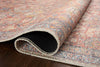 Loloi II Adrian ADR-02 Rust / Denim Area Rug Pile Image