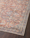 Loloi II Adrian ADR-02 Rust / Denim Area Rug Angle Image