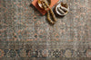 Loloi II Adrian ADR-03 Terracotta / Multi Area Rug Lifestyle Image