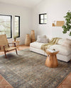 Loloi II Adrian ADR-03 Terracotta / Multi Area Rug Lifestyle Image Feature