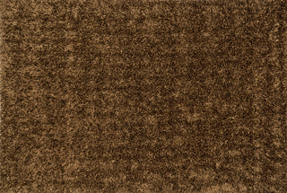 Loloi Carrera Shag CG-01 Brown Area Rug aerial 5-0 x 7-6