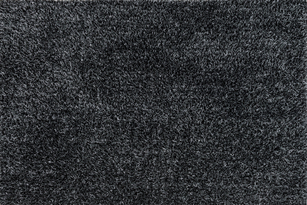 Loloi Carrera Shag CG-02 Black / Slate Area Rug main image