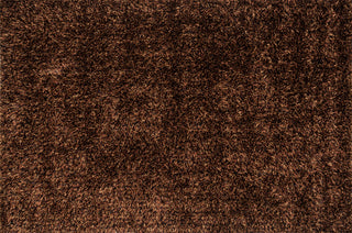 Loloi Carrera Shag CG-02 Cinnamon Area Rug aerial 5-0 x 7-6