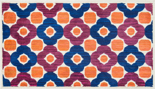 Loloi Isabelle HIS02 Pink / Multi Area Rug aerial 2-2 x 3-9