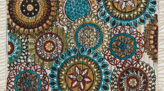 Loloi Aria HAR12 Ivory / Multi Area Rug aerial 2-3 x 3-9