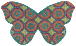 Loloi Skylar HSK16 Teal / Multi Area Rug aerial 2-3 x 3-9