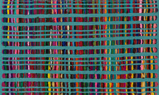 Loloi Tyler HTL01 Turquoise Area Rug aerial 2-3 x 3-9