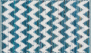 Loloi Vivian HVI01 Teal Area Rug aerial 2-3 x 3-9