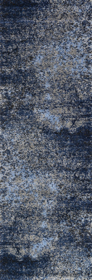 Loloi Viera VR-07 Grey / Navy Area Rug 2'5'' X 7'7'' Runner