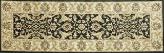 Loloi Rylan RL-02 Black / Ivory Area Rug aerial 2-6 x 8