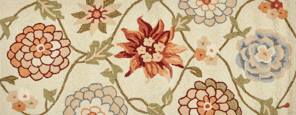 Loloi Summerton SRS11 Ivory / Floral Area Rug 2'0''x5'0''