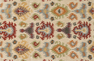 Loloi Leyda LY-02 Ivory / Multi Hand Tufted Area Rug aerial 3-1 x 5-7