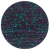 Loloi Aria HAR14 Purple / Turquoise Area Rug 3'0'' X 3'0'' Round