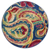 Loloi Isabelle HIS10 Blue / Multi Area Rug 3'0'' X 3'0'' Round