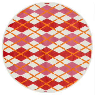 Loloi Juniper JN-04 Ivory / Multi Area Rug 3'3'' X 3'3'' Round