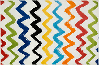 Loloi Juniper JN-05 Ivory / Multi Area Rug aerial 4-4 x 6-7