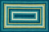 Loloi Garrett GA-01 Blue / Green Area Rug aerial 5-0 x 7-6