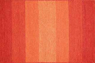 Loloi Garrett GA-02 Spice Braided Weave Area Rug aerial 5-0 x 7-6