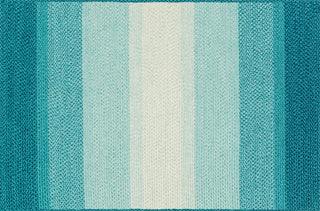 Loloi Garrett GA-03 Blue Braided Weave Area Rug aerial 5-0 x 7-6