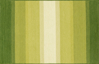 Loloi Garrett GA-03 Green Braided Weave Area Rug aerial 5-0 x 7-6