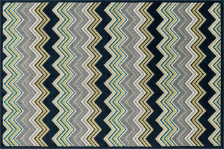 Loloi Oasis OS-06 Navy / Multi Area Rug aerial 5-2 x 7-5