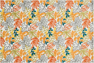 Loloi Oasis OS-12 Orange / Multi Area Rug aerial 5-2 x 7-5