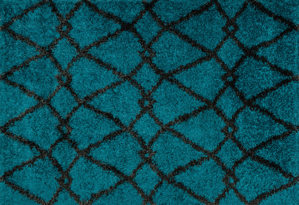 Loloi Cosma HCO01 Blue / Charcoal Area Rug main image