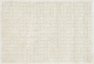 Loloi Dream Shag DR-01 Ivory Area Rug aerial 5-2 x 7-7