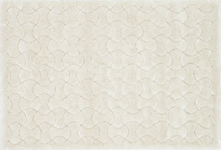 Loloi Dream Shag DR-04 Ivory Area Rug aerial 5-2 x 7-7