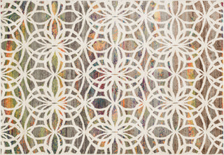 Loloi Lyon HLZ11 Grey / Multi Area Rug aerial 5-2 x 7-7