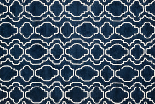 Loloi Cassidy HCD01 Navy Area Rug aerial 5 x 7-6