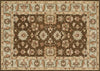 Loloi Fairfield HFF05 Brown / Turquoise Area Rug aerial 5 x 7-6