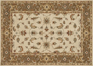 Loloi Fairfield HFF07 Ivory / Bronze Area Rug aerial 5 x 7-6