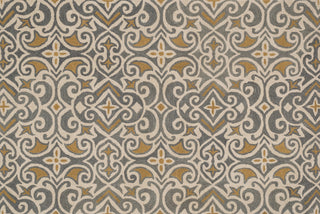 Loloi Fairfield HFF18 Beige / Multi Area Rug aerial 5 x 7-6