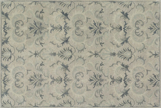 Loloi Fairfield HFF19 Lt Grey / Slate Area Rug aerial 5 x 7-6