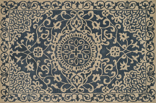 Loloi Fairfield HFF24 Blue / Ivory Area Rug main image