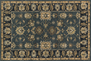Loloi Fairfield HFF25 Blue / Navy Area Rug aerial 5 x 7-6