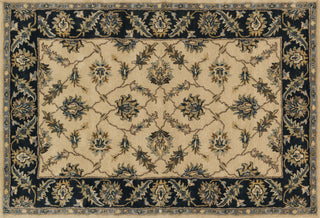 Loloi Fairfield HFF27 Ivory / Navy Area Rug aerial 5 x 7-6