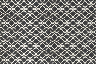 Loloi Geo GEO03 Charcoal / Ivory Area Rug aerial 5 x 7-6