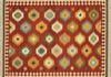 Loloi Isara IA-03 Red / Multi Area Rug aerial 5 x 7-6
