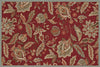 Loloi Summerton SRS07 Red Area Rug aerial 5 x 7-6