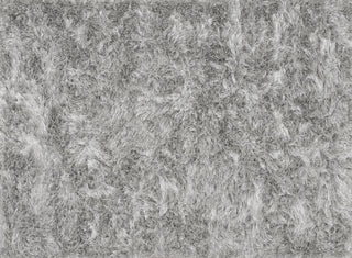 Loloi Vida Shag VS-01 Silver Area Rug aerial 5 x 7-6