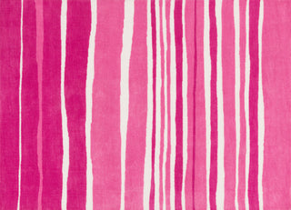 Loloi Piper PI-02 Tickle Me Pink Area Rug aerial 5 x 7